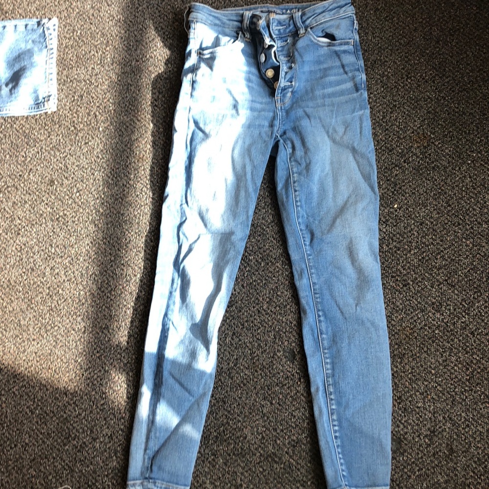 American eagle button pants